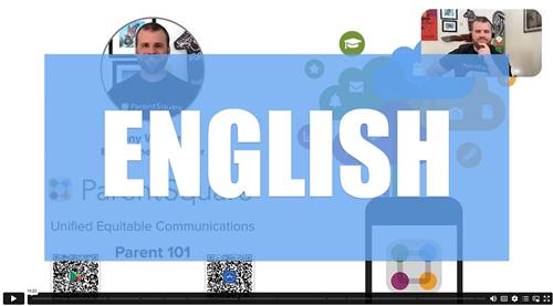 parent training video button - english